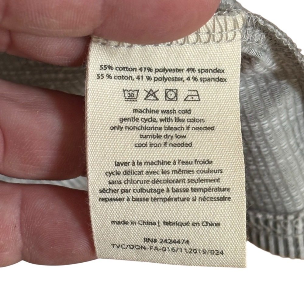 Donni (sold at Revolve) Ribbed Gray Open Cardigan Sweater Coat – OSFA Plus (NWT) - Picture 4 of 9